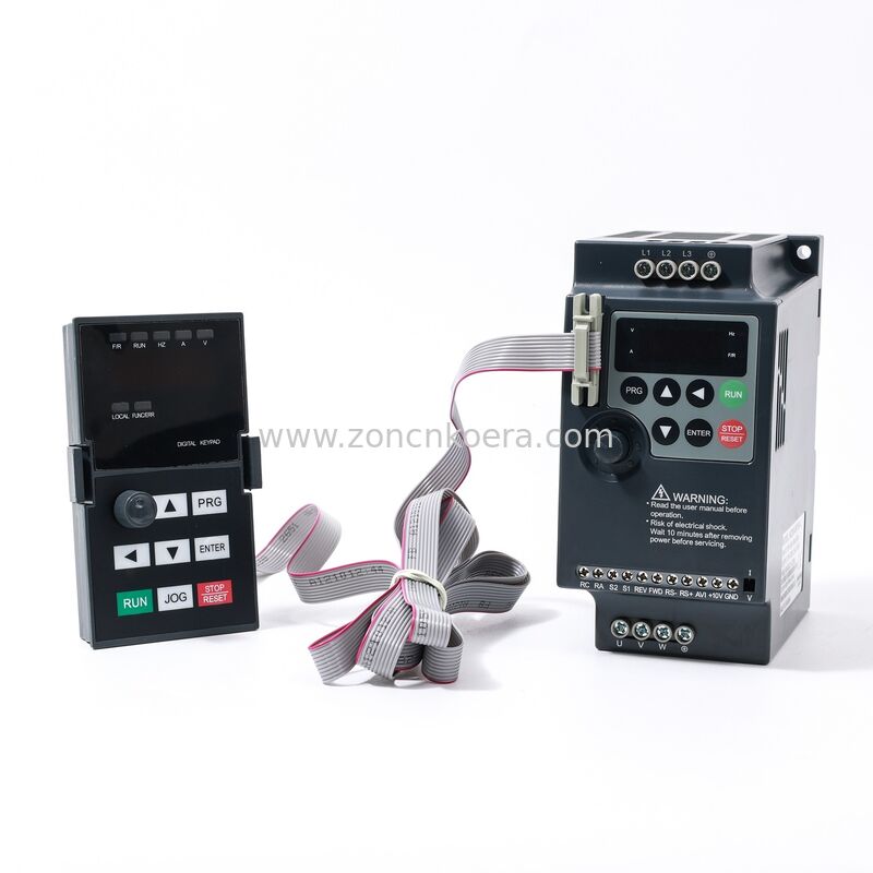 Three Phase 380v 0.75kw Variable Frequency Drive VFD Inverter 1hp From Chinese Factory