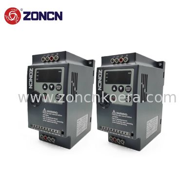 اصلی ZONCN NZ100-2R2G-2 VFD 220v 2.2kw 3hp تک فاز فرکانس متغیر